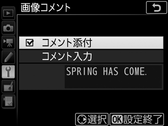 画像コメント