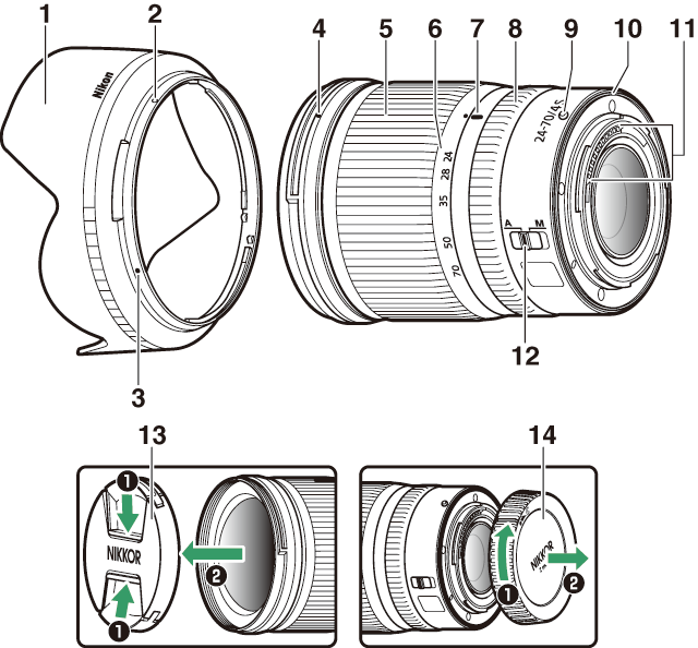 New Original Camera Body Lens Contacts Pin for   18-105 Repair Parts