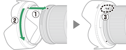 Unità fissa posteriore del cilindro numero obiettivo per Nikon 24-70mm / 